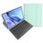 Mobigear Keys iPad Air 5 (2022) Hoes QWERTZ Bluetooth Toetsenbord Bookcase + Stylus Houder - Mint