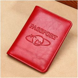 Mobigear RFID Paspoort Hoesje - Rood