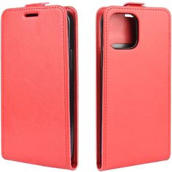 Mobigear iPhone 12 Hoesje Flipcase - Rood