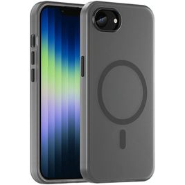 Mobigear Shockproof iPhone 16e MagSafe Hoesje Hardcase Backcover - Zwart