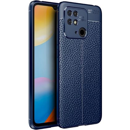 Mobigear Luxury Xiaomi Redmi 10C Hoesje Flexibel TPU Backcover - Blauw