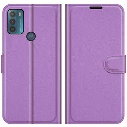 Mobigear Classic Motorola Moto G50 Hoesje Bookcase Portemonnee - Paars