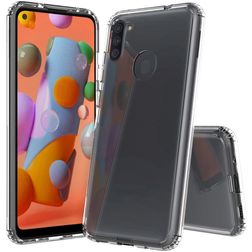 Mobigear Crystal Doorzichtig Samsung Galaxy A11 Hoesje Hardcase Backcover - Transparant