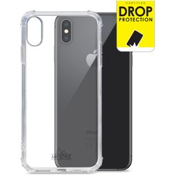 My Style Protective Flex Doorzichtig iPhone XS Max Hoesje Flexibel TPU Backcover Shockproof - Transparant