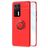 Mobigear Armor Ring Huawei P40 Hoesje Flexibel TPU Backcover Shockproof met Ringhouder - Rood