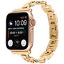 Mobigear Paris Stalen Apple Watch Bandje Vouwsluiting - 42/41/40/38 mm - Goud
