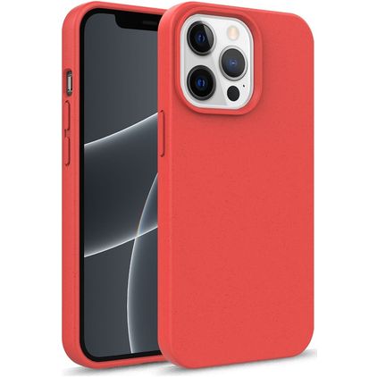 Mobigear Bio iPhone 14 Hoesje Eco Friendly Backcover - Rood