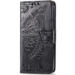 Mobigear Butterfly iPhone 11 Hoesje Bookcase Portemonnee - Zwart