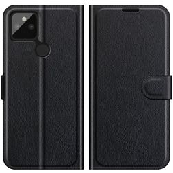 Mobigear Classic Google Pixel 5a 5G Hoesje Bookcase Portemonnee - Zwart