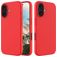 Mobigear Rubber Touch iPhone 16 Siliconen Hoesje Backcover - Rood