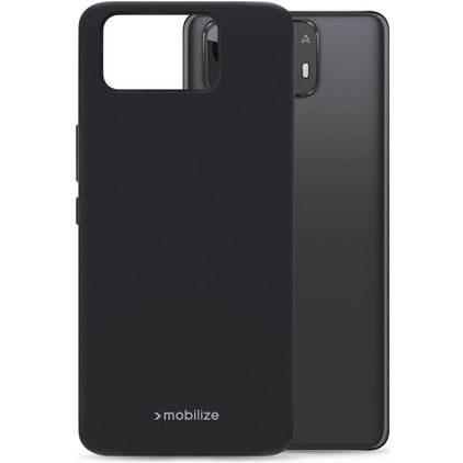 Mobilize Rubber Gelly ASUS Zenfone 12 Ultra Hoesje Flexibel TPU Backcover - Zwart
