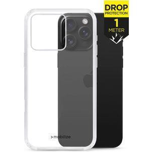 Mobilize Naked Protection Doorzichtig iPhone 16 Pro Max Hoesje Hardcase Backcover Shockproof - Transparant