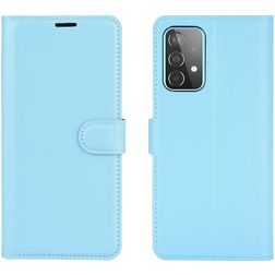 Mobigear Classic Samsung Galaxy A52 Hoesje Bookcase Portemonnee - Blauw