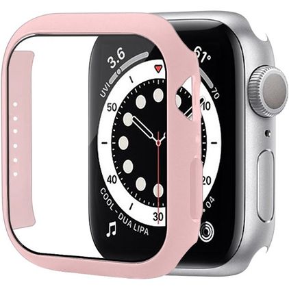 Mobigear Colors Apple Watch - 45 mm Hardcase Hoesje - Roze