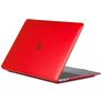 Mobigear Matte MacBook Pro 13 Inch (2016-2023) Hoes Hardshell Laptopcover MacBook Case - Rood - Model A1706 / A1708 / A1989 / A2159 / A2289 / A2251 / A2338