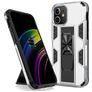 Mobigear Armor Stand iPhone 12 Pro Max Hoesje Hardcase Backcover Shockproof met Standaard - Zilver
