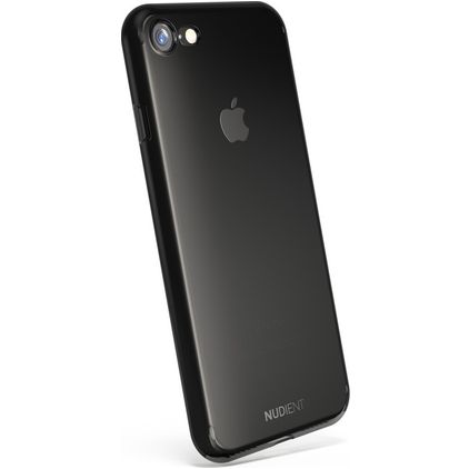 Nudient Thin iPhone SE (2022) Hoesje Flexibel TPU Backcover - Ink Black