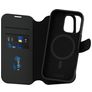 CARE by PanzerGlass Tango Two-in-One iPhone 16 Pro MagSafe Hoesje Uitneembare 2in1 Bookcase Portemonnee - Zwart