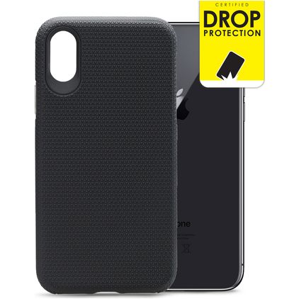 My Style Tough iPhone XS Hoesje Hardcase Backcover Shockproof - Zwart