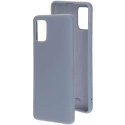 Mobiparts Samsung Galaxy A51 Siliconen Hoesje Backcover - Royal Grey