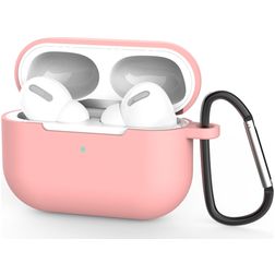 Mobigear Classic Apple AirPods Pro 1 Hoesje Flexibel Siliconen - Roze