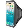 Mobiparts Comfort Fit Telefoonhouder Hardlopen iPhone 17 Pro Sport Hoesje Neopreen Sportarmband - Zwart