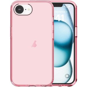 Mobigear Crystal iPhone 16e Hoesje Hardcase Backcover - Roze