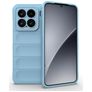 Mobigear Bumpy Xiaomi 15 Hoesje Flexibel TPU Backcover - Blauw