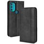 Mobigear Sensation Motorola Moto G71 5G Hoesje Bookcase Portemonnee - Zwart