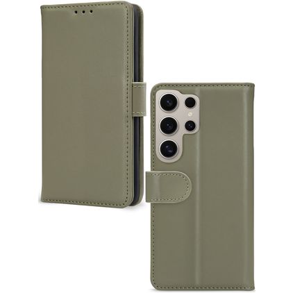 Mobilize Premium Gelly Wallet Samsung Galaxy S24 Ultra Hoesje Bookcase Portemonnee - Groen