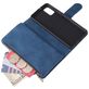 Mobigear Zipper Samsung Galaxy A41 Hoesje Bookcase Portemonnee - Blauw