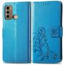 Mobigear Clover POCO X3 GT Hoesje Bookcase Portemonnee - Blauw