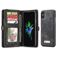 Caseme 008 iPhone X Hoesje Uitneembare 2in1 Bookcase Portemonnee - Zwart