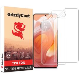 GrizzlyCoat Motorola Edge 50 Ultra Hydrogel TPU Screenprotector - Case Friendly (2-Pack)