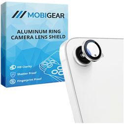 Mobigear Single iPhone 16e Glazen Camera Lens Protector - Case Friendly - Zilver