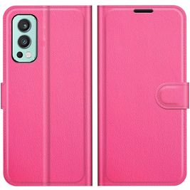 Mobigear Classic OnePlus Nord 2 Hoesje Bookcase Portemonnee - Roze