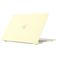 Mobigear Cream Matte MacBook Air 13 Inch (2010-2019) Hoes Hardshell Laptopcover MacBook Case - Geel - Model A1369 / A1466