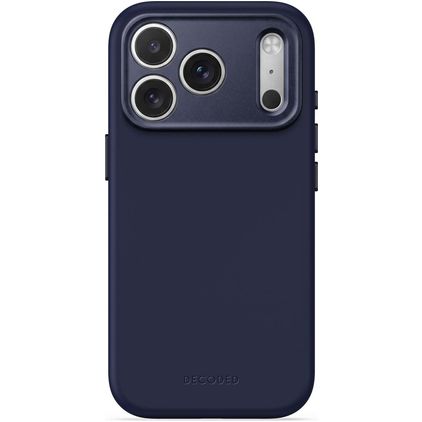 Decoded AntiMicrobial iPhone 18 Pro Max Siliconen MagSafe Hoesje Backcover - Atlantic Blue
