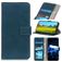 Mobigear Croco iPhone 13 Hoesje Bookcase Portemonnee - Groen