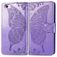 Mobigear Butterfly iPhone 16e Hoesje Bookcase Portemonnee - Paars