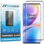 Mobigear Curved OnePlus 8 Pro Glazen Screenprotector - Case Friendly - Zwart