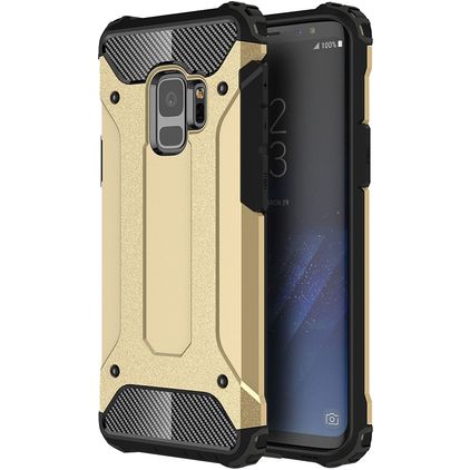 Mobigear Outdoor Samsung Galaxy S9 Hoesje Hardcase Backcover Shockproof - Goud