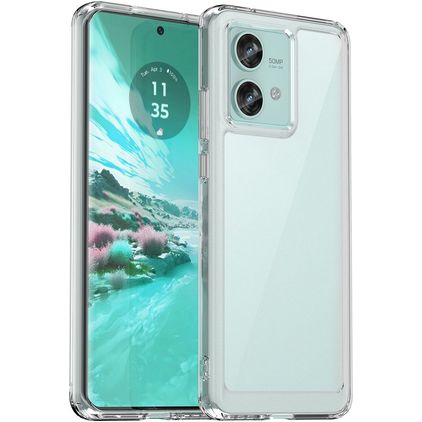 Mobigear Crystal Doorzichtig Motorola Edge 40 Neo Hoesje Hardcase Backcover - Transparant