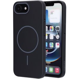 Mobiparts Slim Line iPhone 16e MagSafe Hoesje Hardcase Backcover - Onyx Black