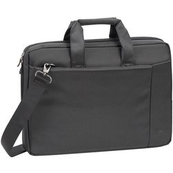 Rivacase Central Laptop Schoudertas Laptoptas - Zwart