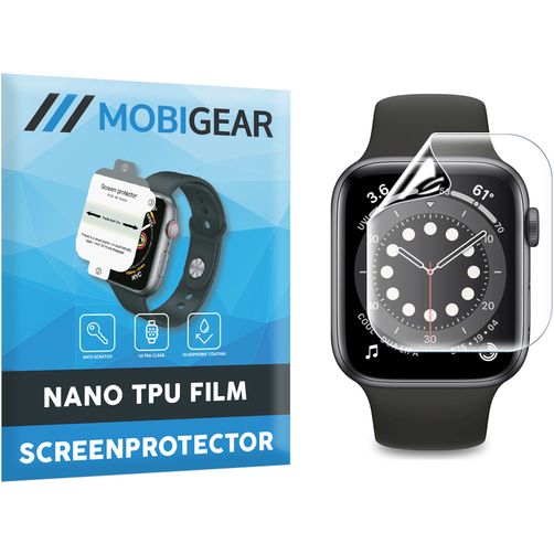 Mobigear Apple Watch - 40 mm Screenprotector Folie - Case Friendly