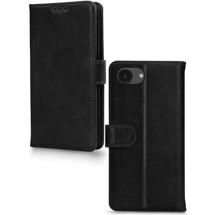 Mobilize Premium Gelly iPhone 17e Hoesje Bookcase Portemonnee - Zwart
