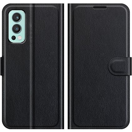 Mobigear Classic OnePlus Nord 2 Hoesje Bookcase Portemonnee - Zwart