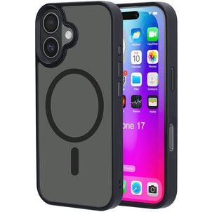 Mobiparts Hardcover iPhone 17 MagSafe Hoesje Hardcase Backcover - Satin Black