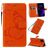 Mobigear Butterfly iPhone 11 Hoesje Bookcase Portemonnee - Oranje